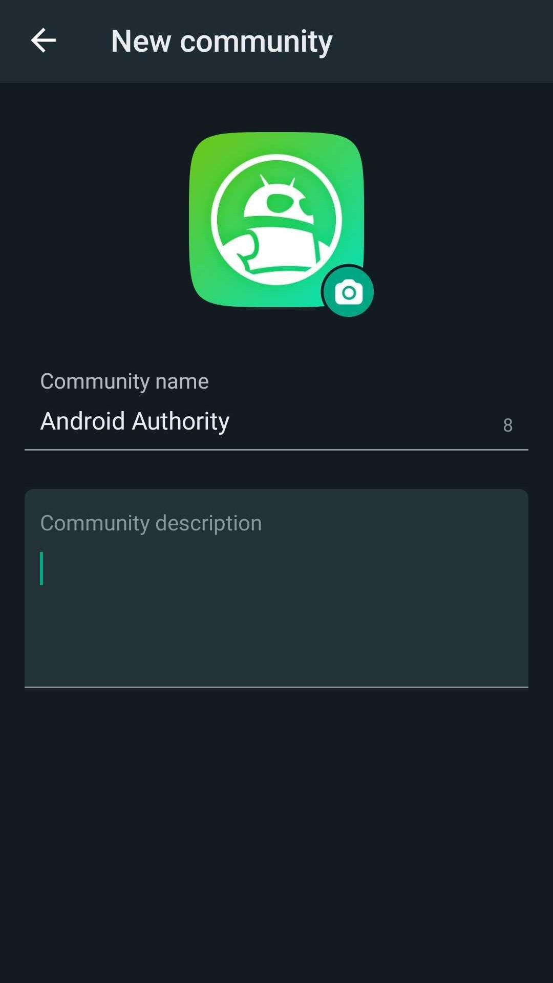 Create a WhatsApp community