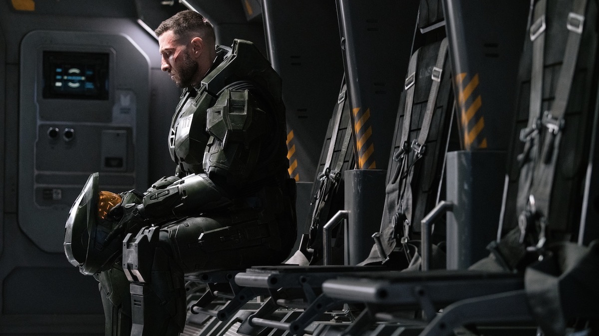 Pablo Schreiber as Master Chief in Halo - exclusive Paramount Plus shows