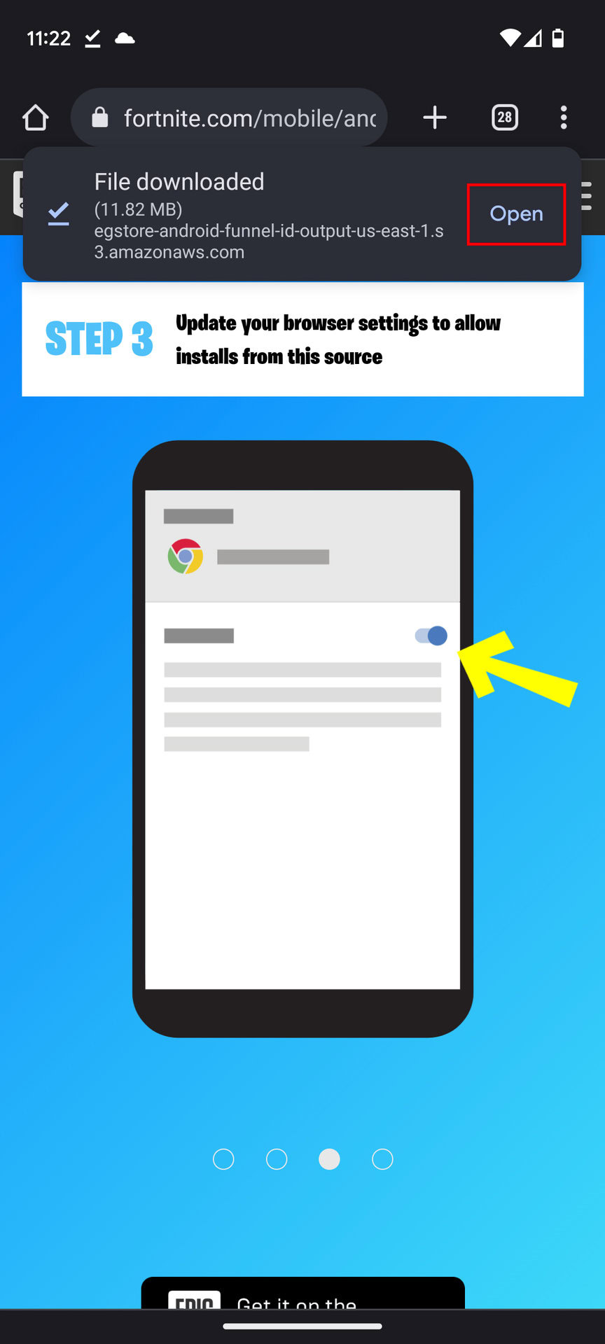 How to Install Fortnite on Android devices 3