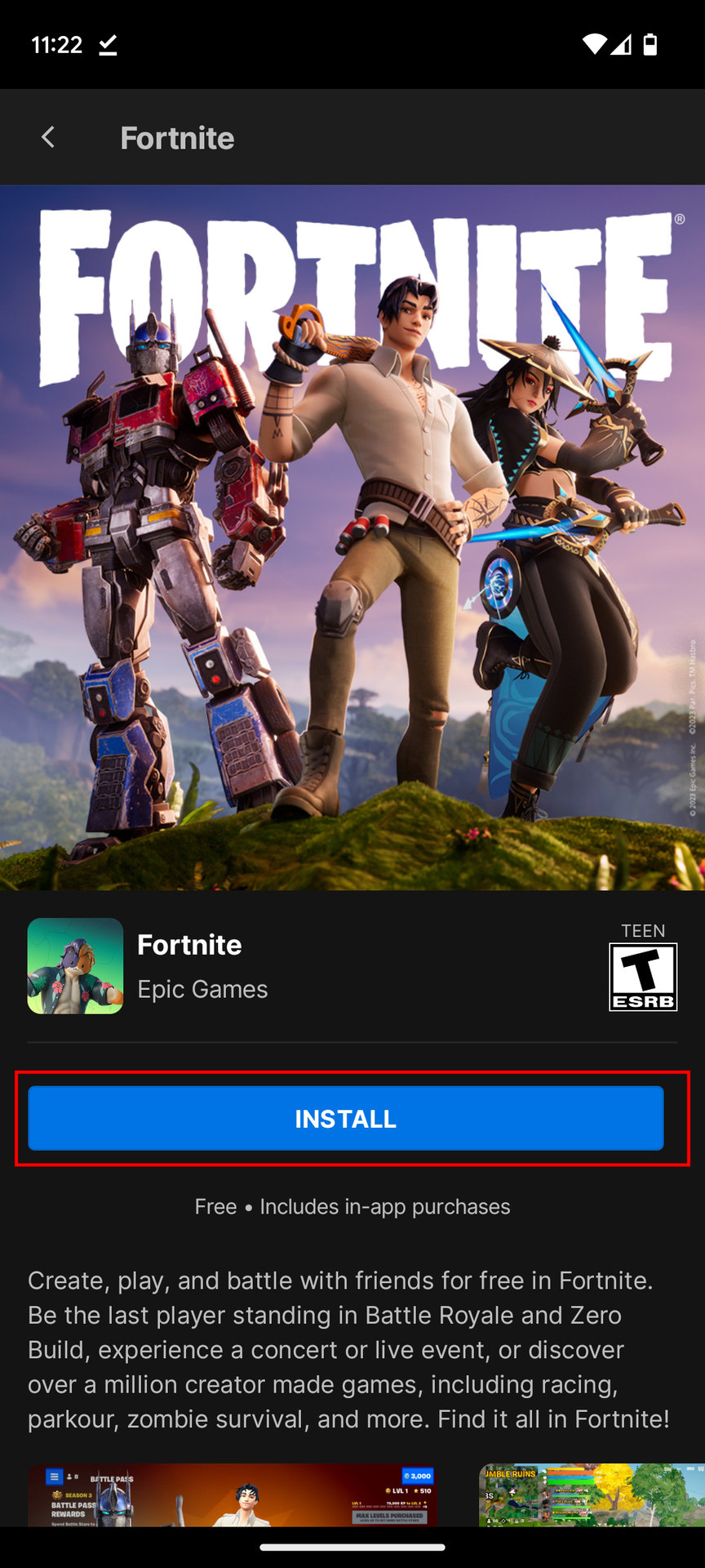 How to Install Fortnite on Android devices 7
