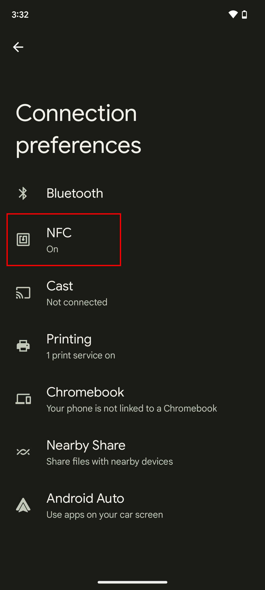 How to activate NFC on Android 3