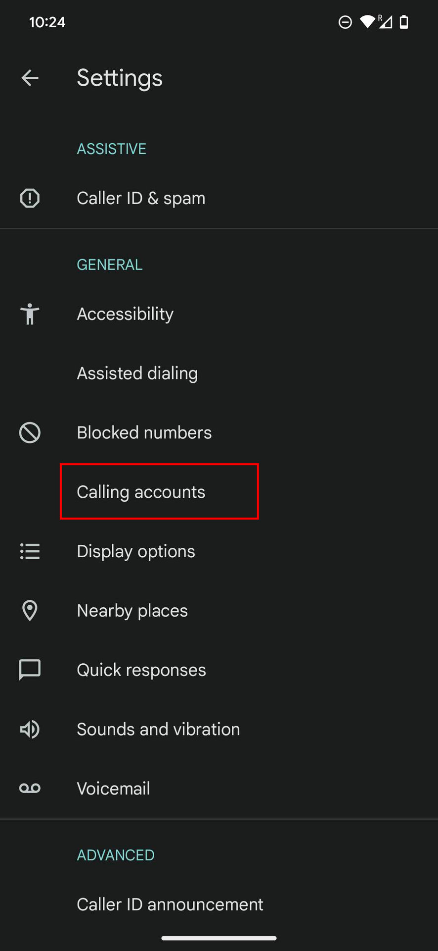 How to block your number from the Android settings 3