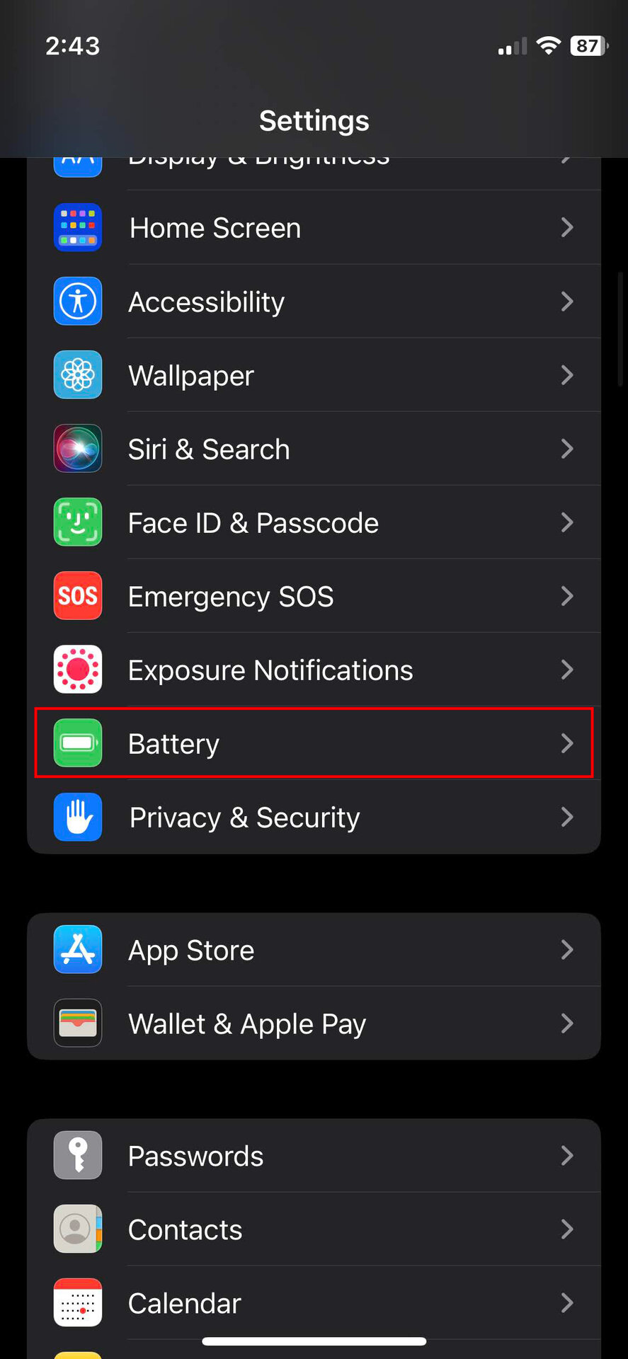 How to check battery usage by app on iPhone 1