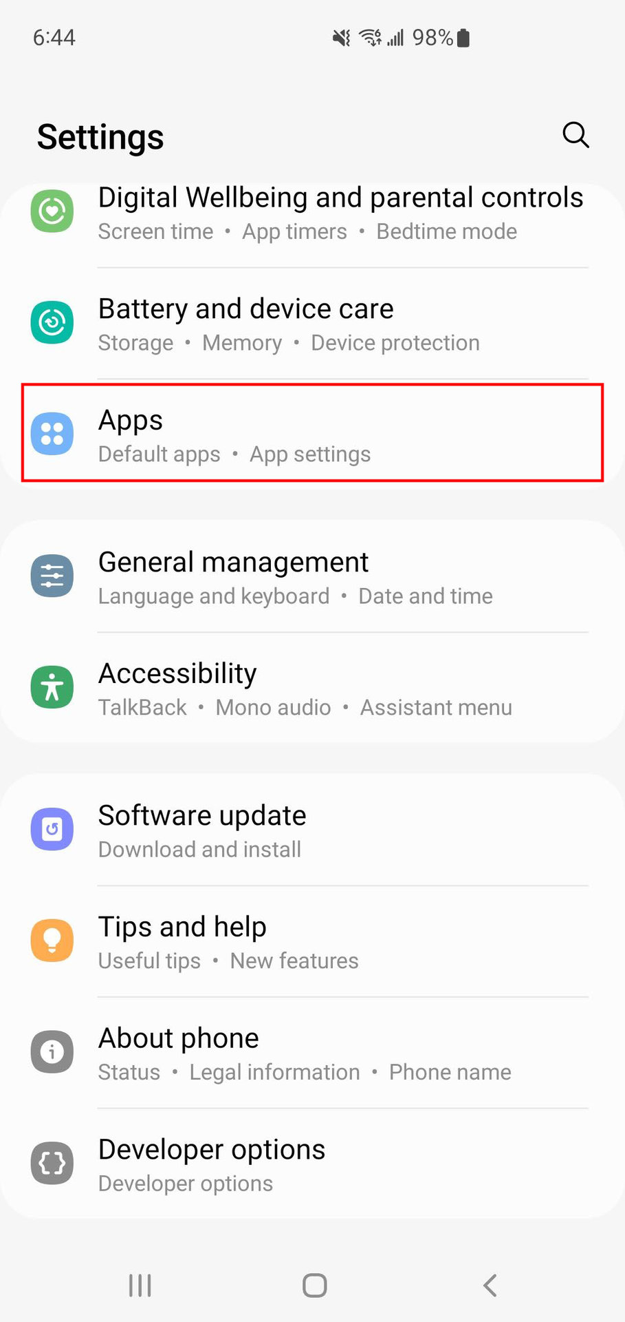 How to clear app cache and data on a Samsung phone or tablet 1