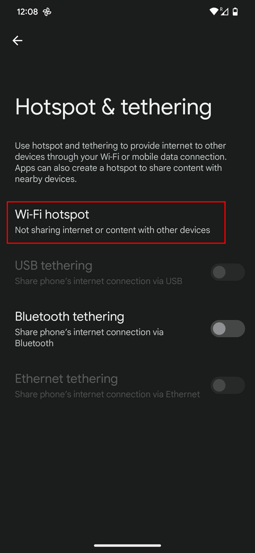 How to configure a hotspot connection on Android 3