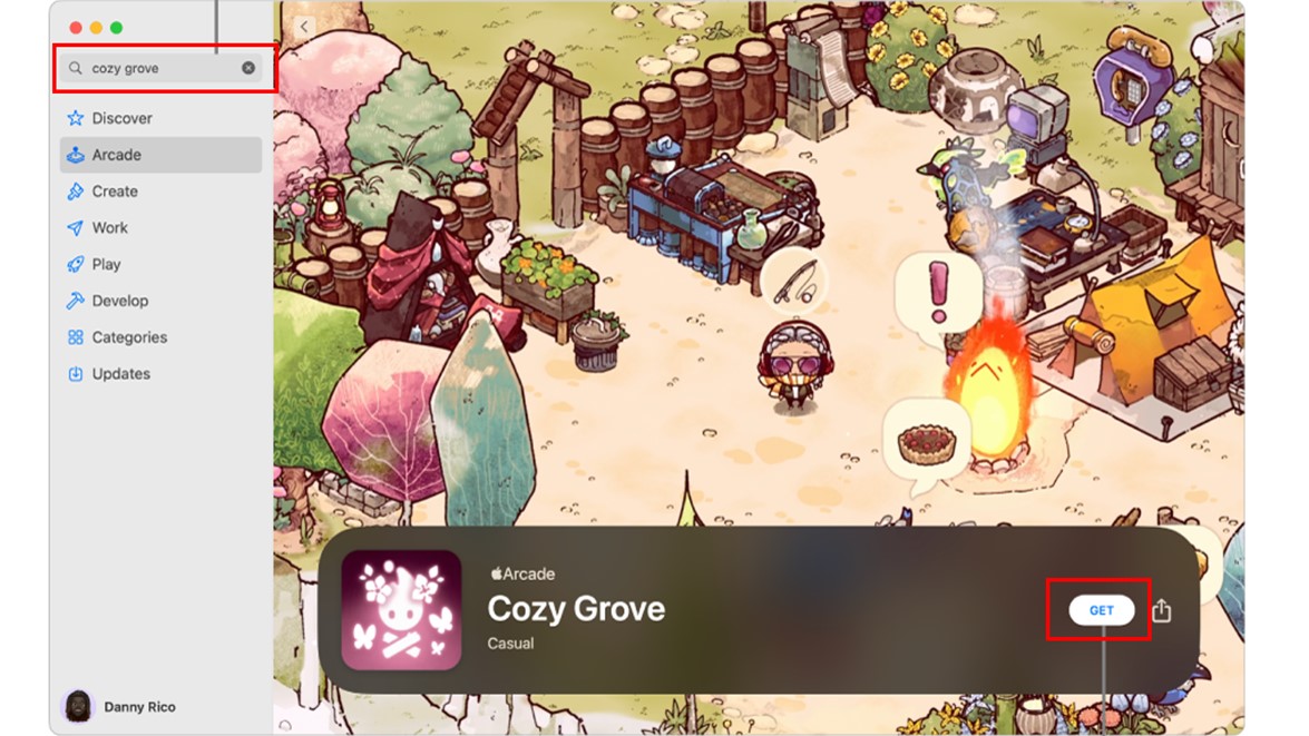 How to download a game from Apple Arcade to a device