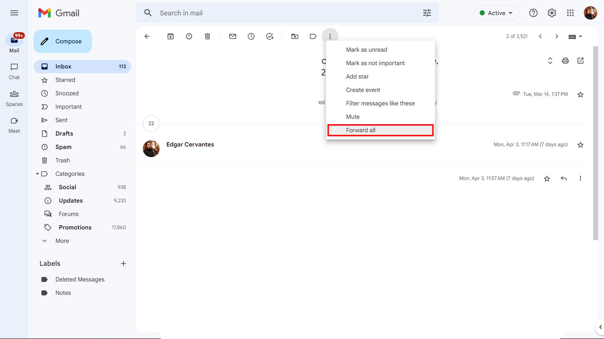 How to download all attachments from a Gmail conversation 2