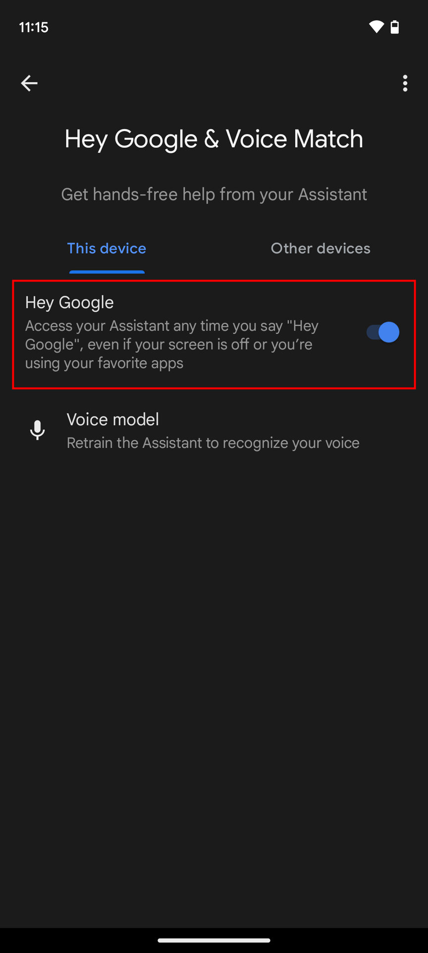 How to enable the Hey Google voice command 6