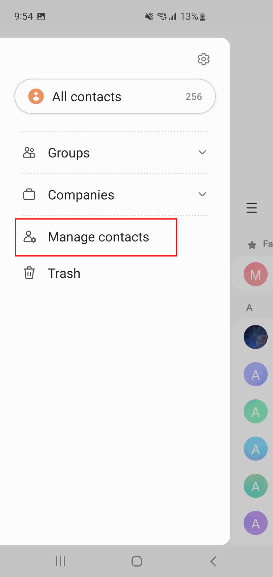How to export contacts to your SIM card on a Samsung phone 2