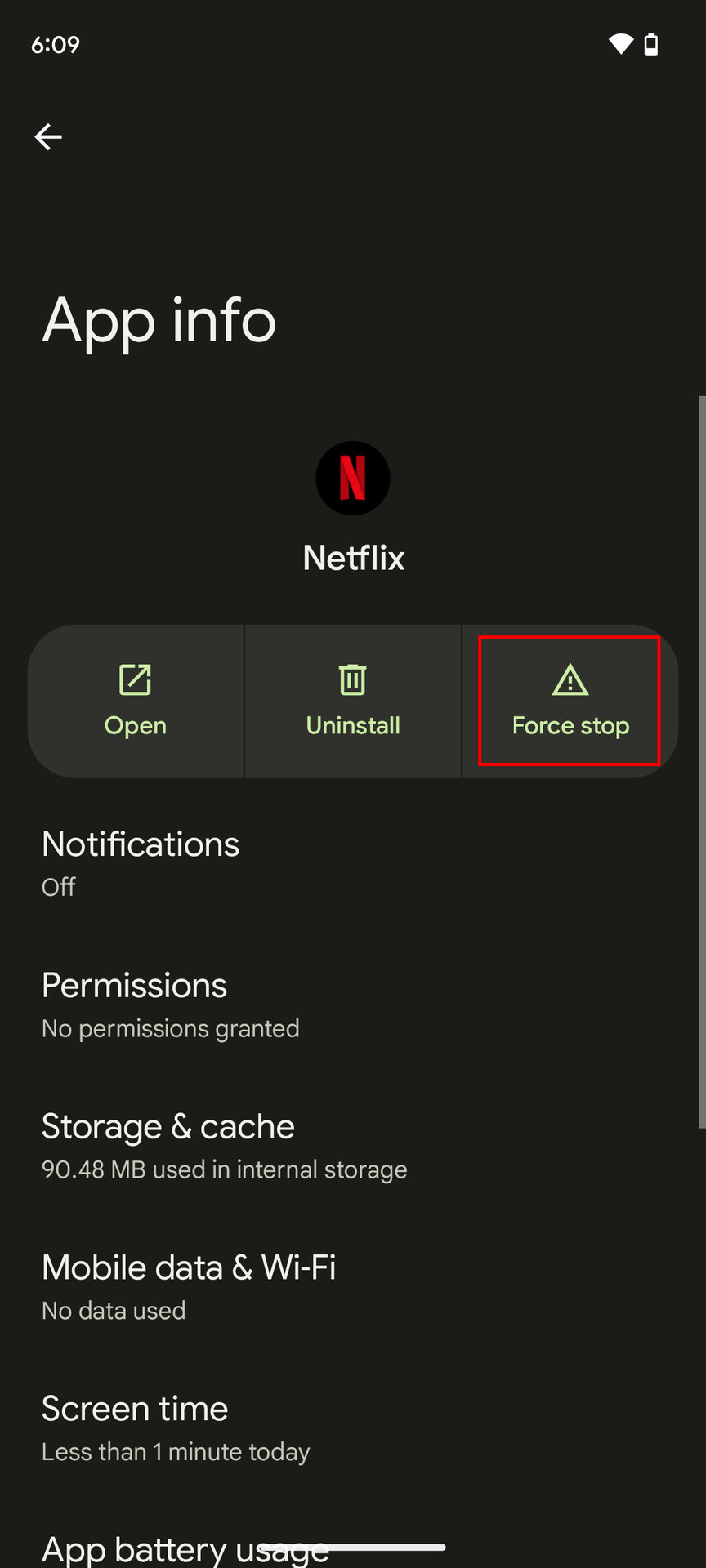 How to force close Netflix on Android 3