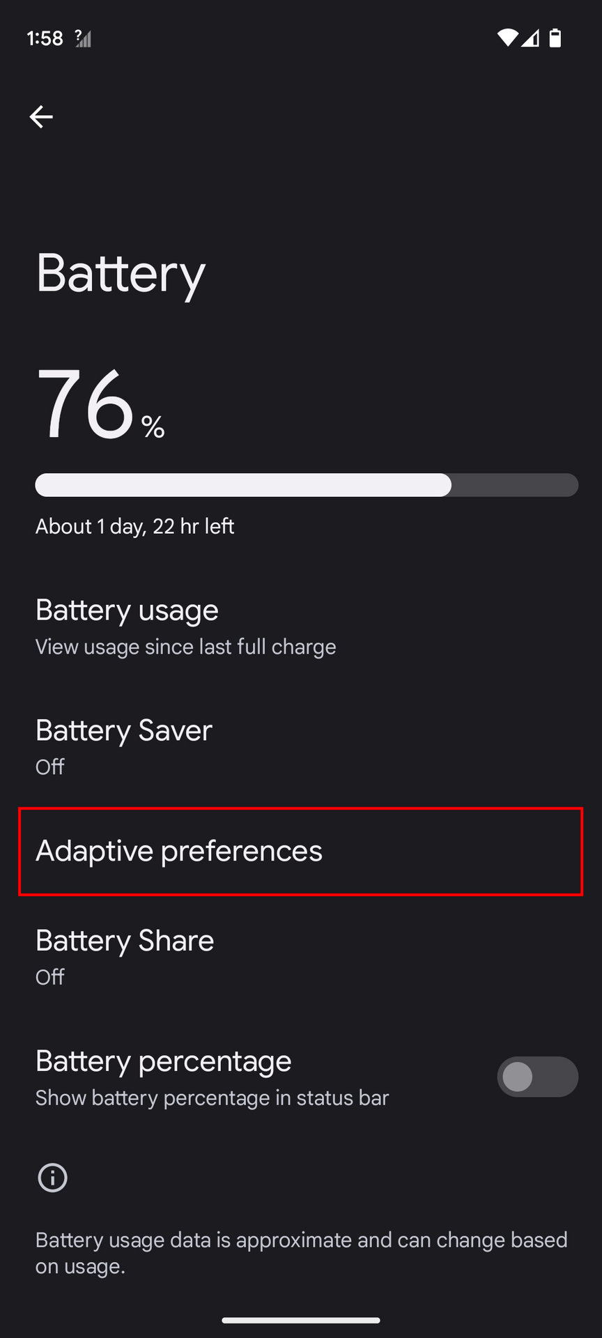How to turn on Adaptive Battery on Android 2