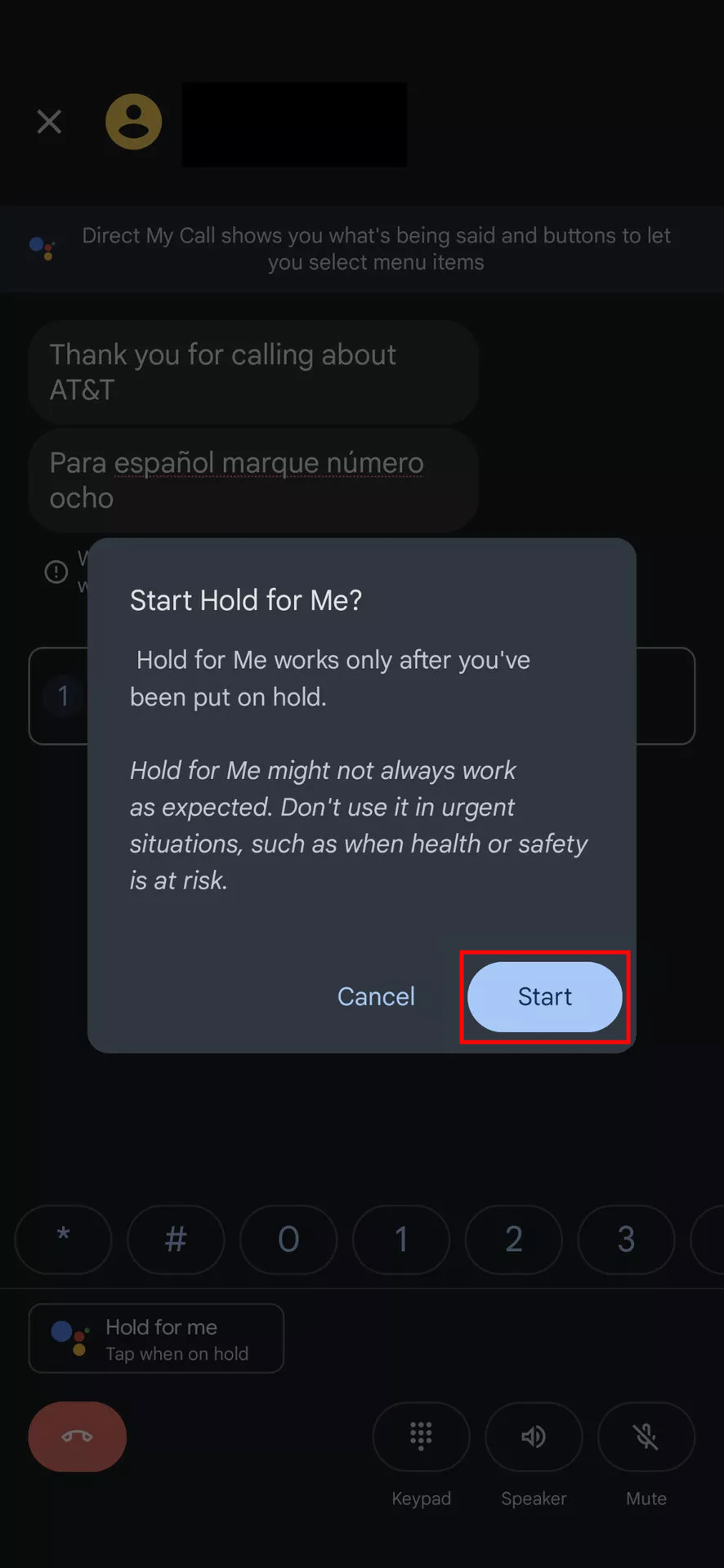 How to use Hold for Me 2 1
