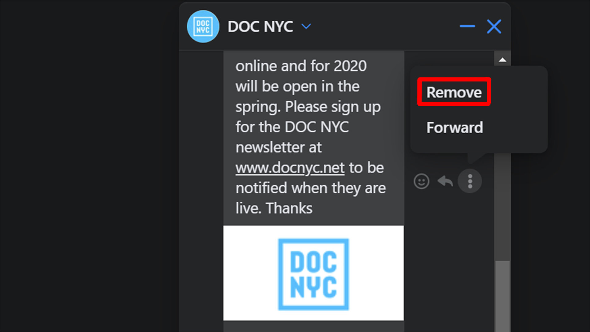 Messenger Delete Website Message Three Dot Menu Remove Option
