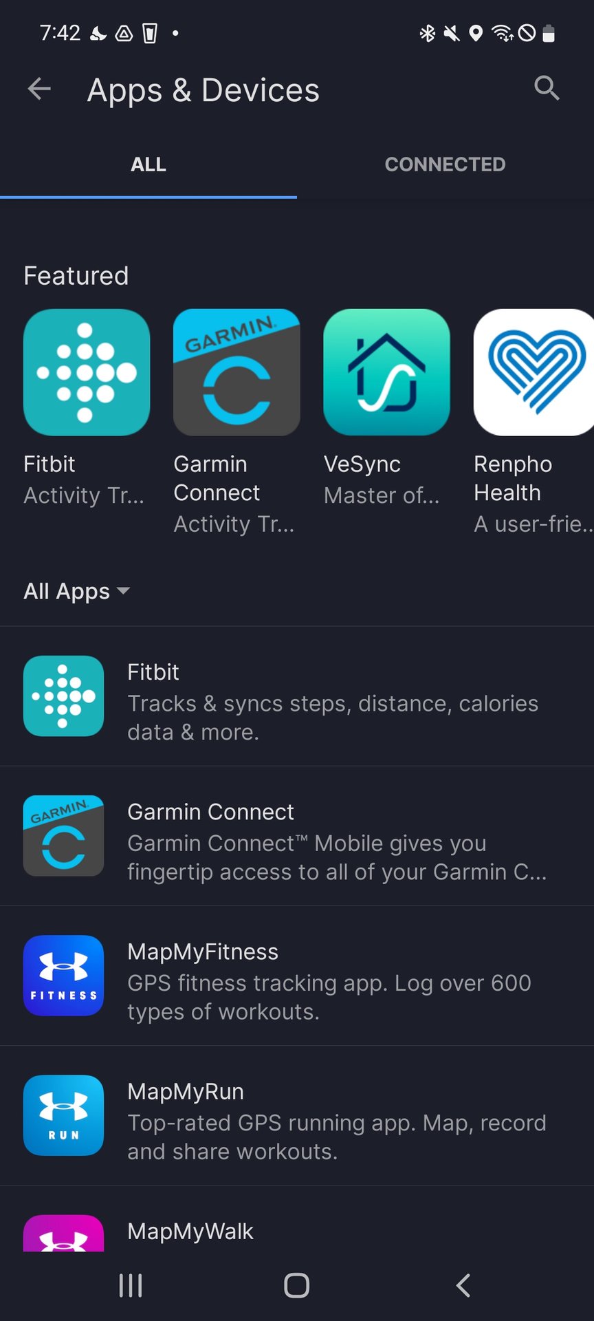 MyFitnessPal Apps Devices Fitbit
