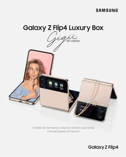 Pink Gold Galaxy Z Flip 4