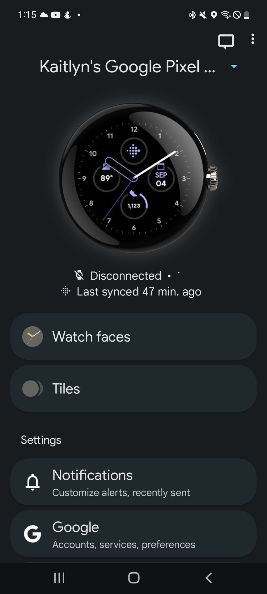 Pixel Watch App Home 1