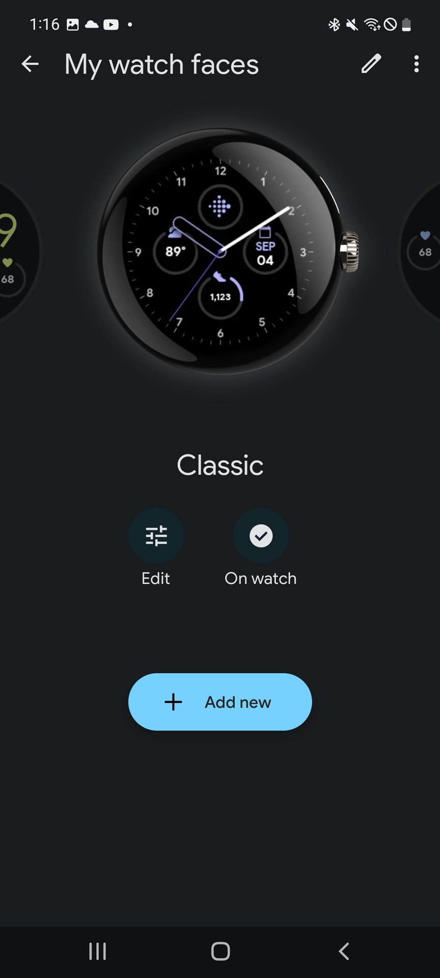 Pixel Watch App My Watch Faces