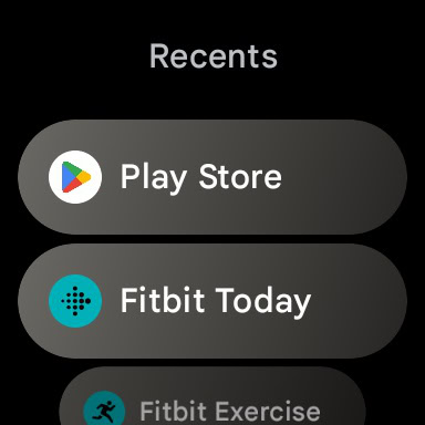 Pixel Watch Screenshot App Drawer