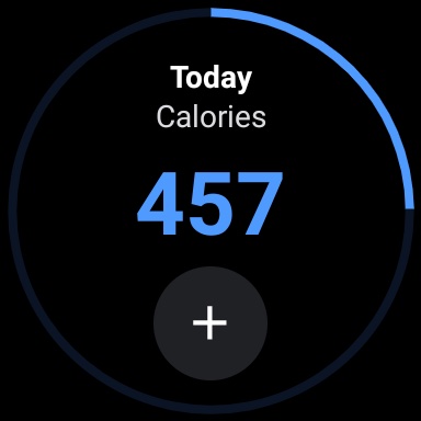 Pixel Watch Screenshot MyFitnessPal Calories