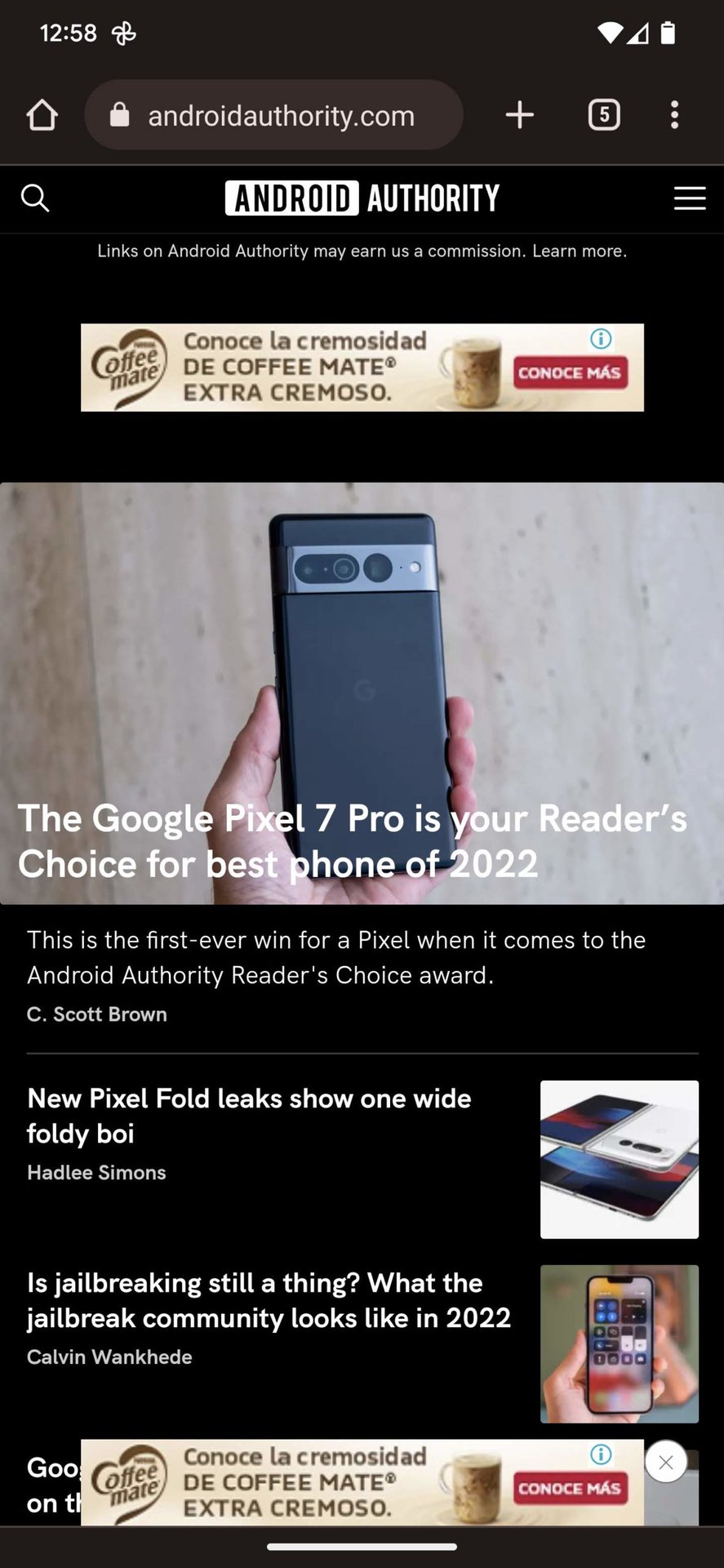 Take a screenshot on Pixel 7 using Google Assistant 1