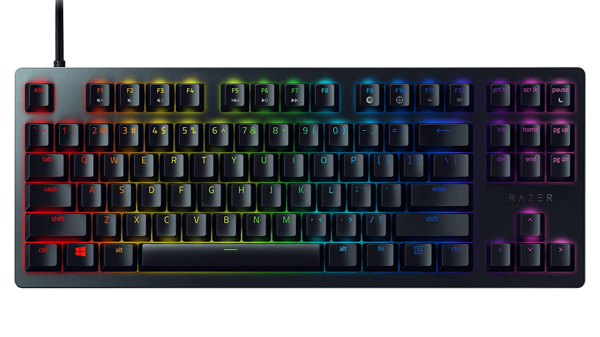 The Razer Huntsman Tournament Edition TKL keyboard