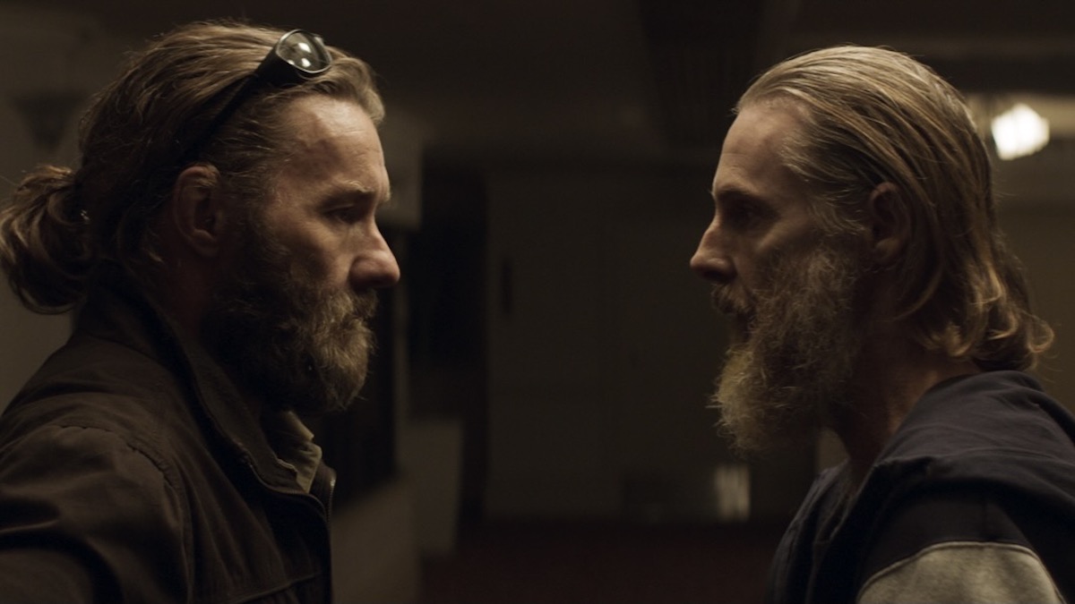 Joel Edgerton and Sean Harris in The Stranger - underrated streaming movies of 2023