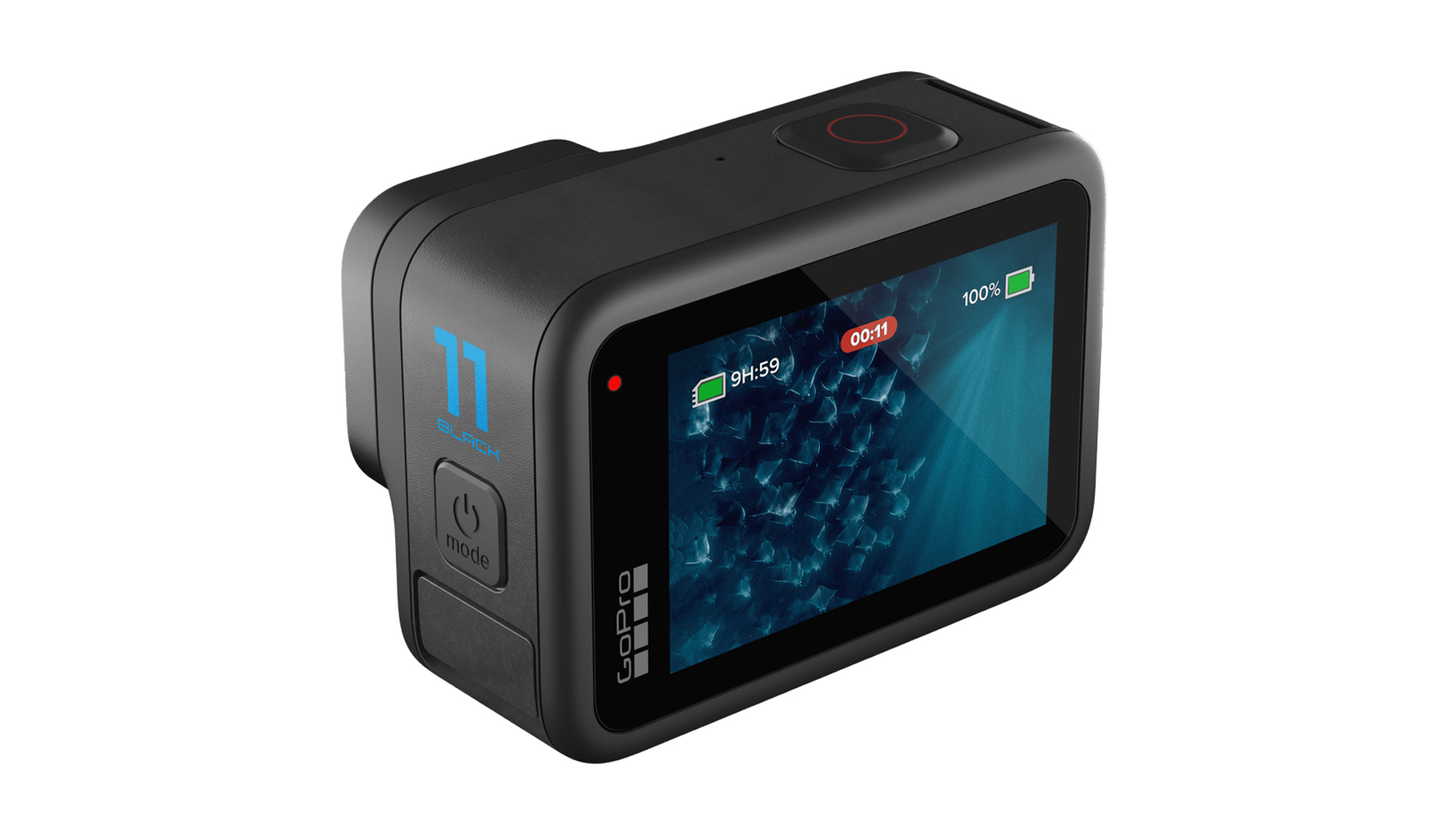 The rear of the GoPro Hero 11