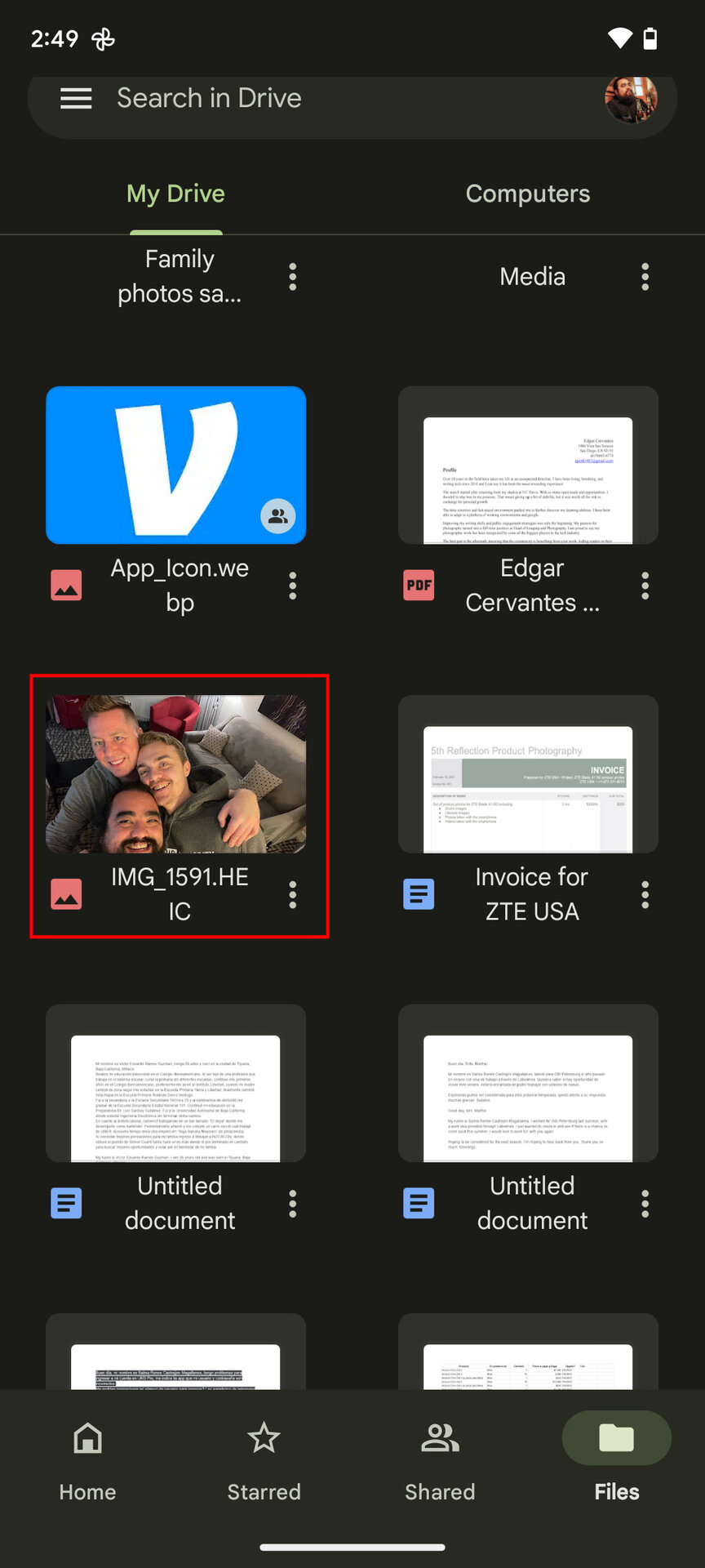 Transfer photos from iPhone to Android using Google Drive 5