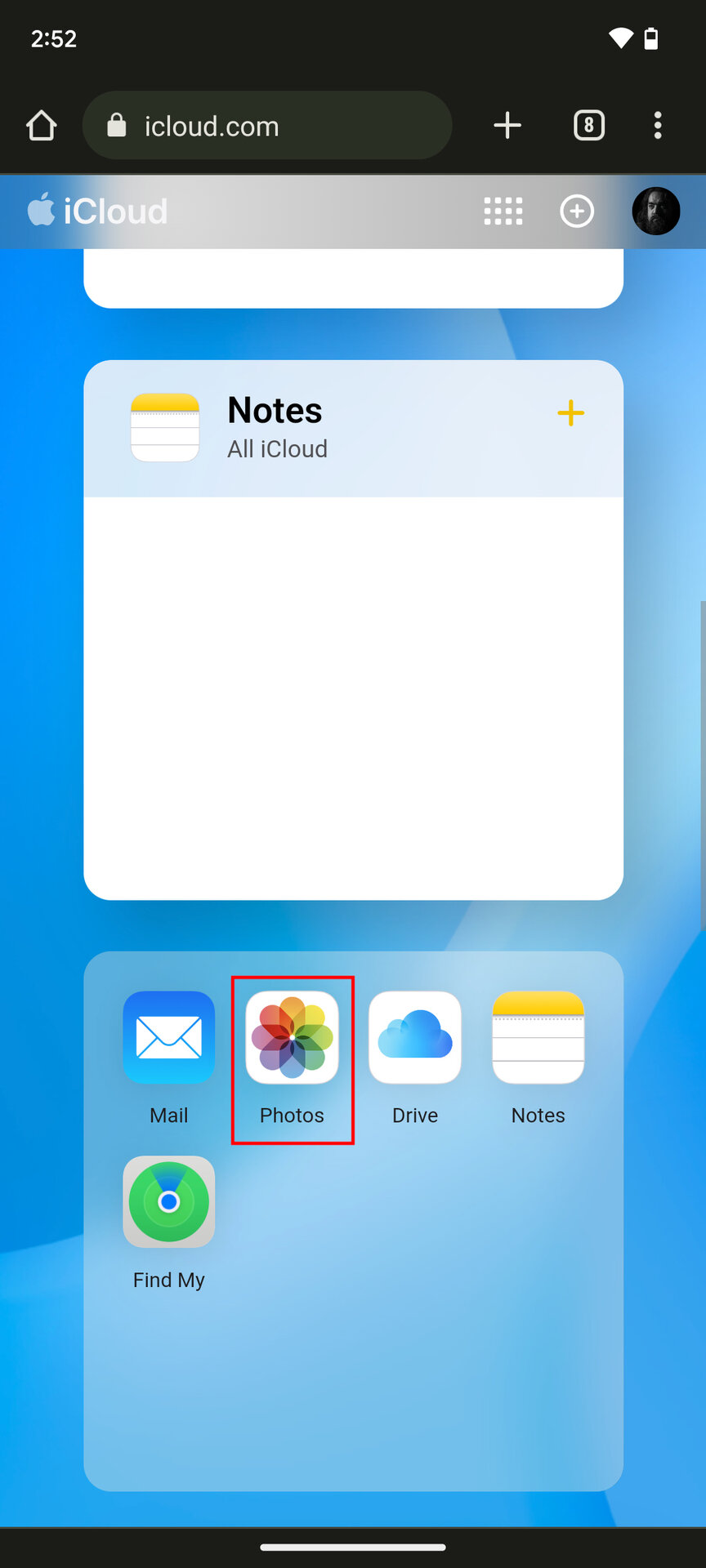 Transfer photos from iPhone to Android using iCloud 1