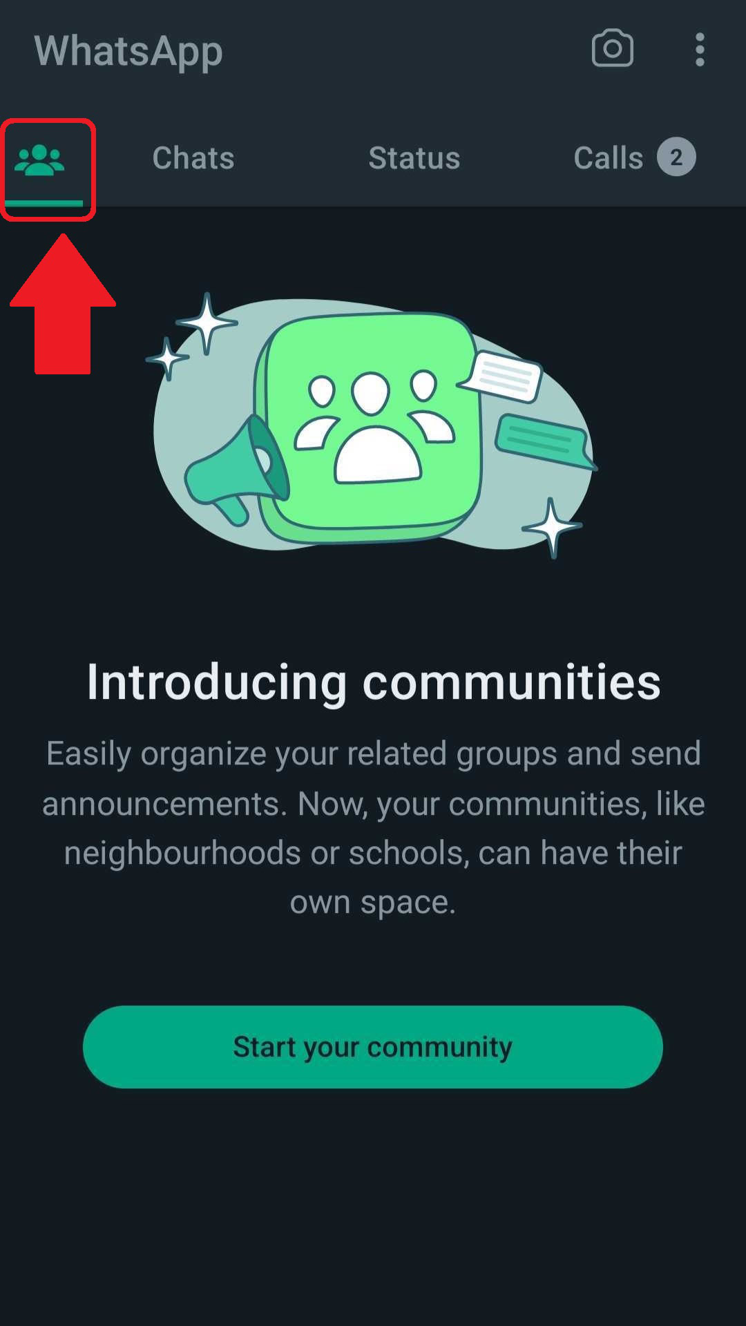 WhatsApp community icon