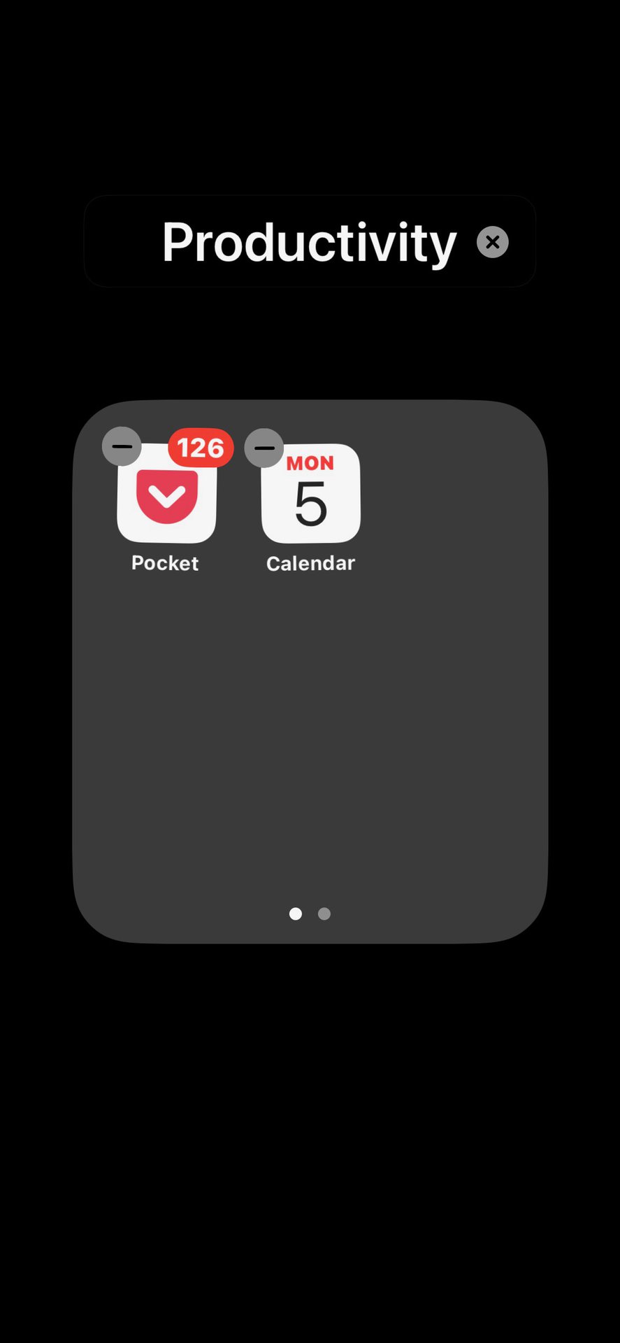 create iphone apps folder 3