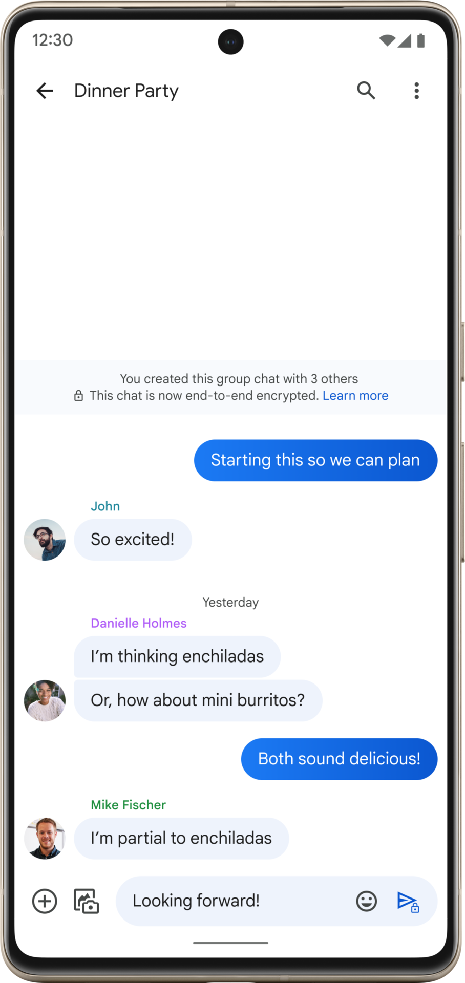 Google Messages app begins offering discontinue-to-discontinue encryption for crew chats thumbnail