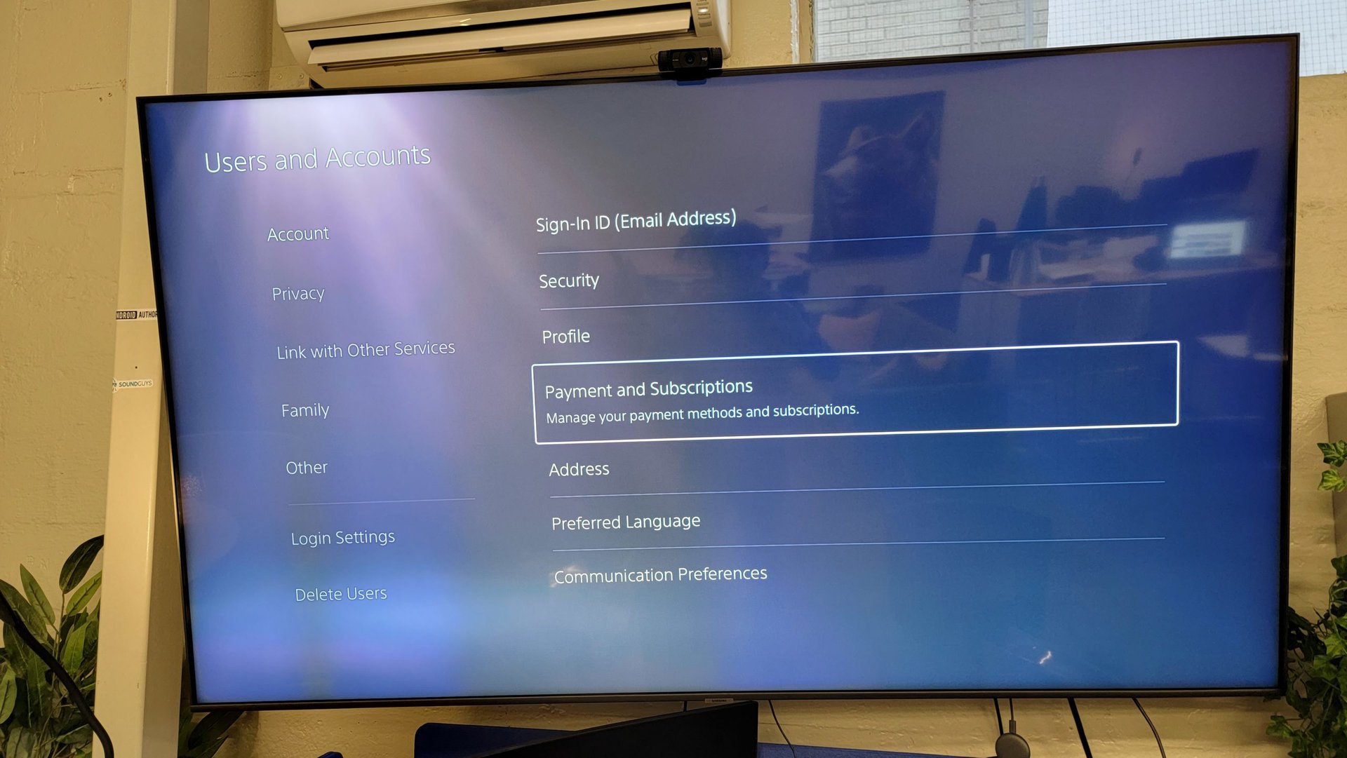 ps5 payments and subscriptions