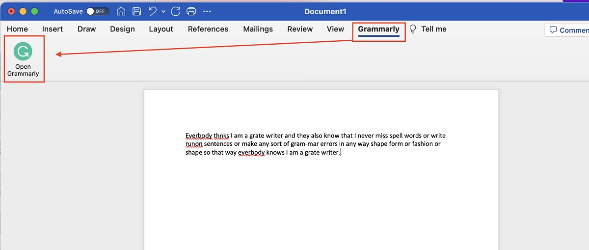 step 10 mac grammarly tab open grammarly