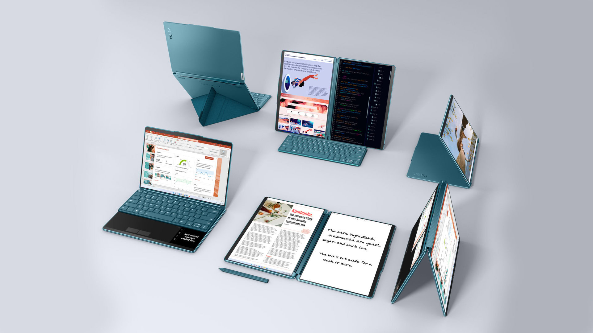 01 YogaBook 9i Hero Multi Modes
