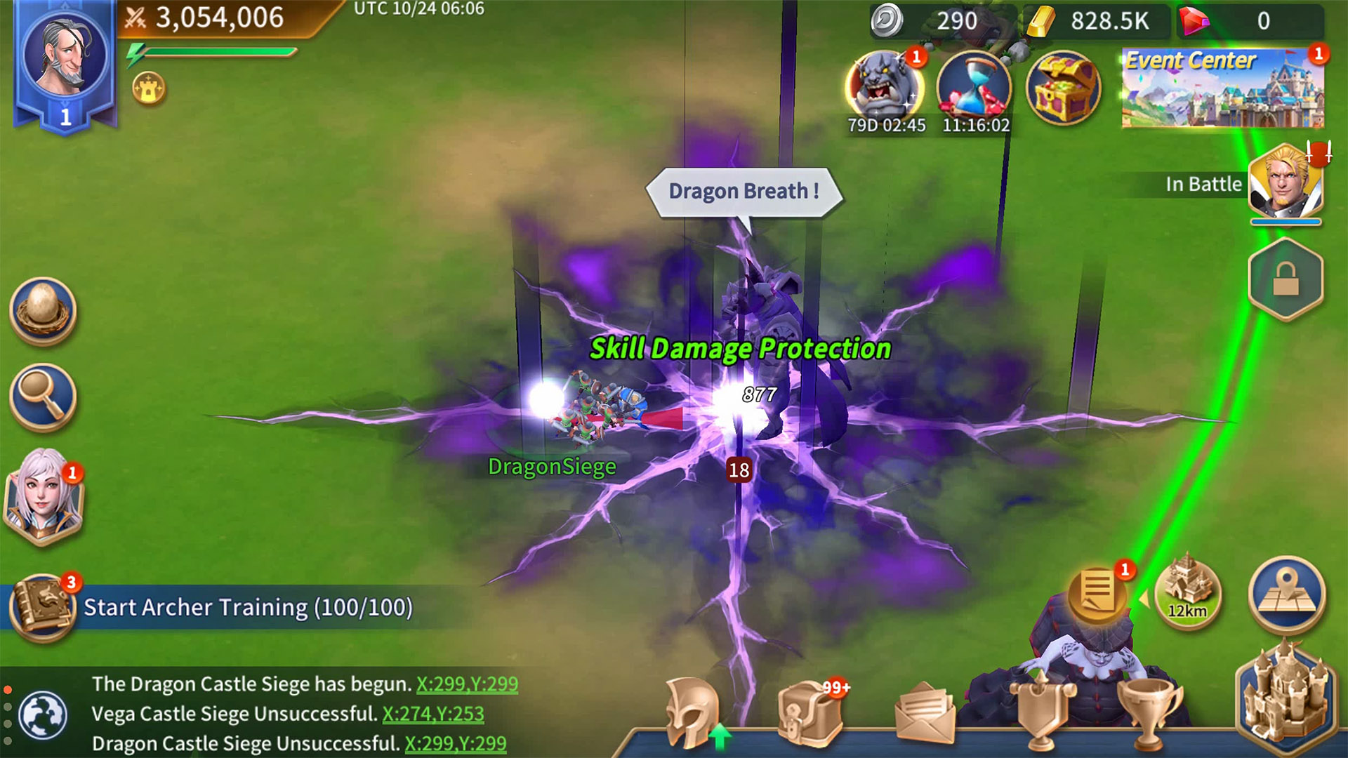 Captura de pantalla de AAW Dragon Siege