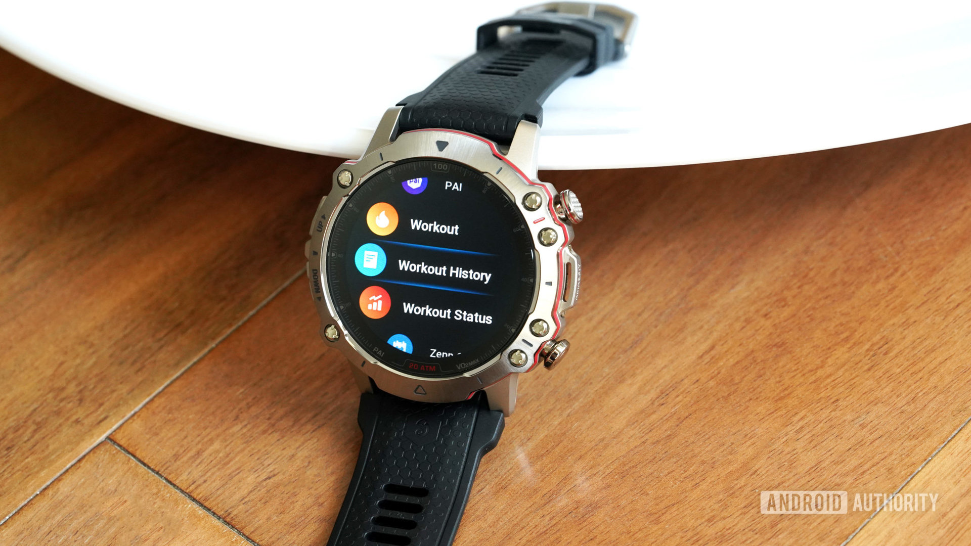 An Amazfit Falcon displays apps in its app drawer.