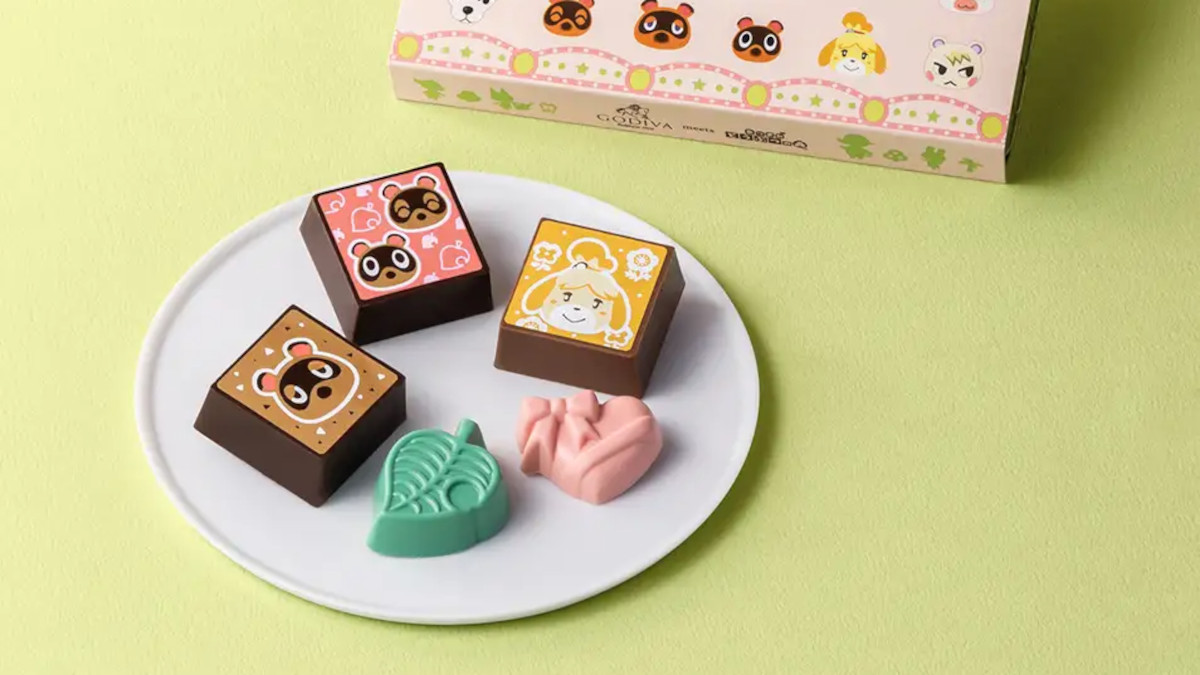 Animal Crossing chocolates PRTimes Godiva Japan