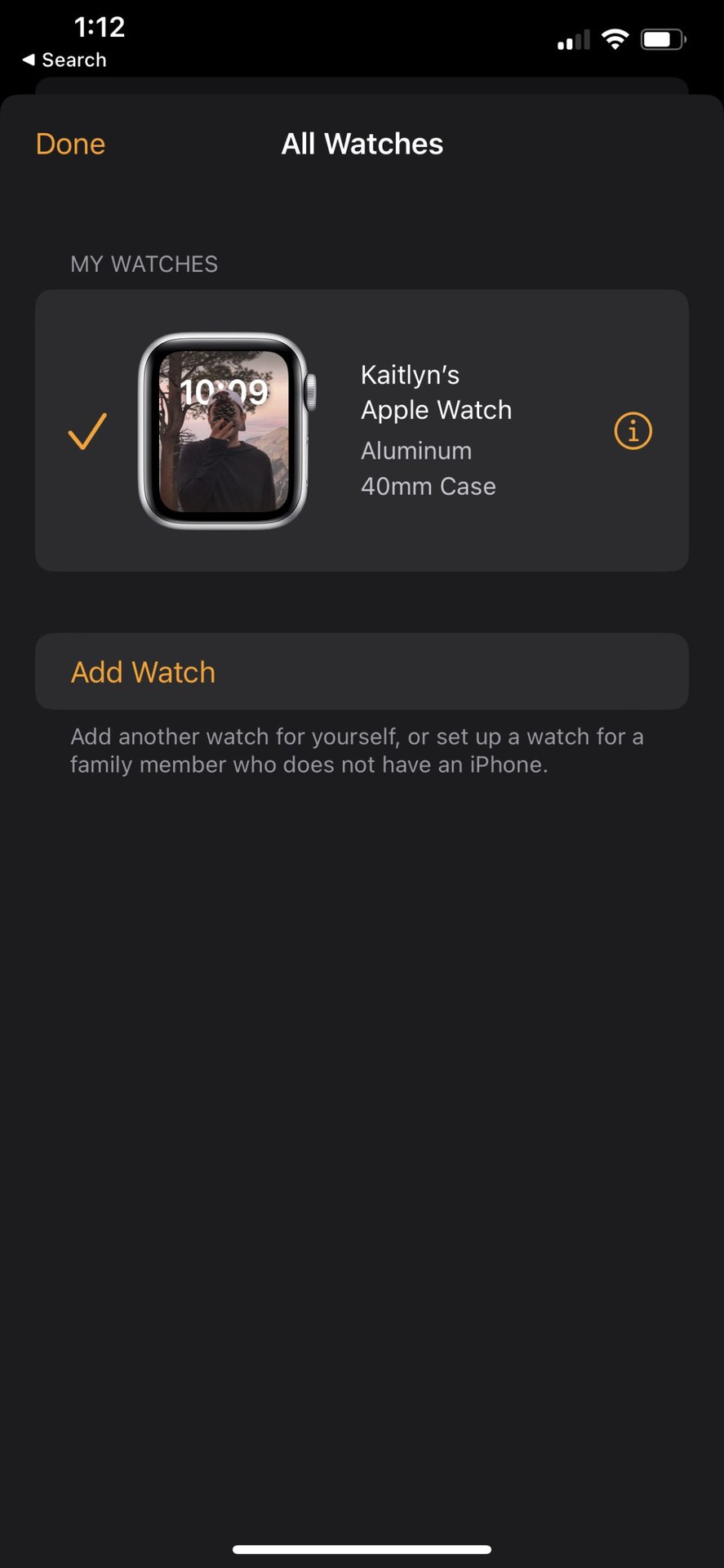 Watch App, All Watches