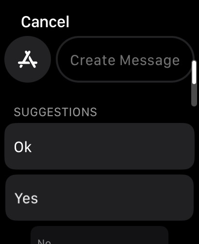 Apple Watch Create Message 2