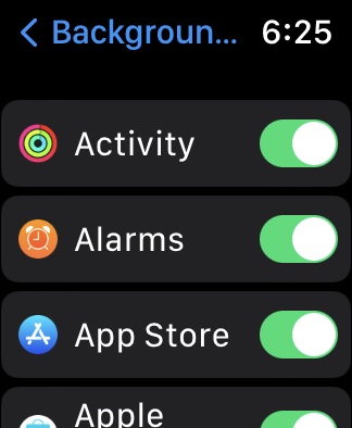 Apple Watch Individual Apps
