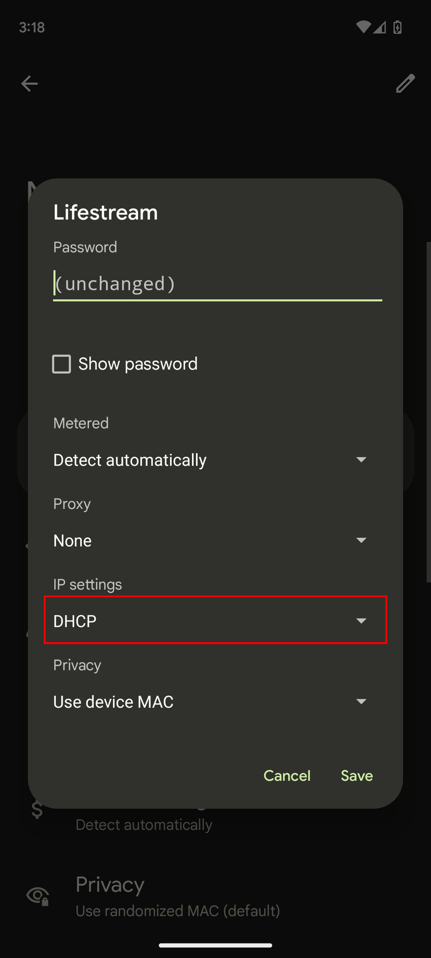 How to assign a static IP address to your Android phone 6