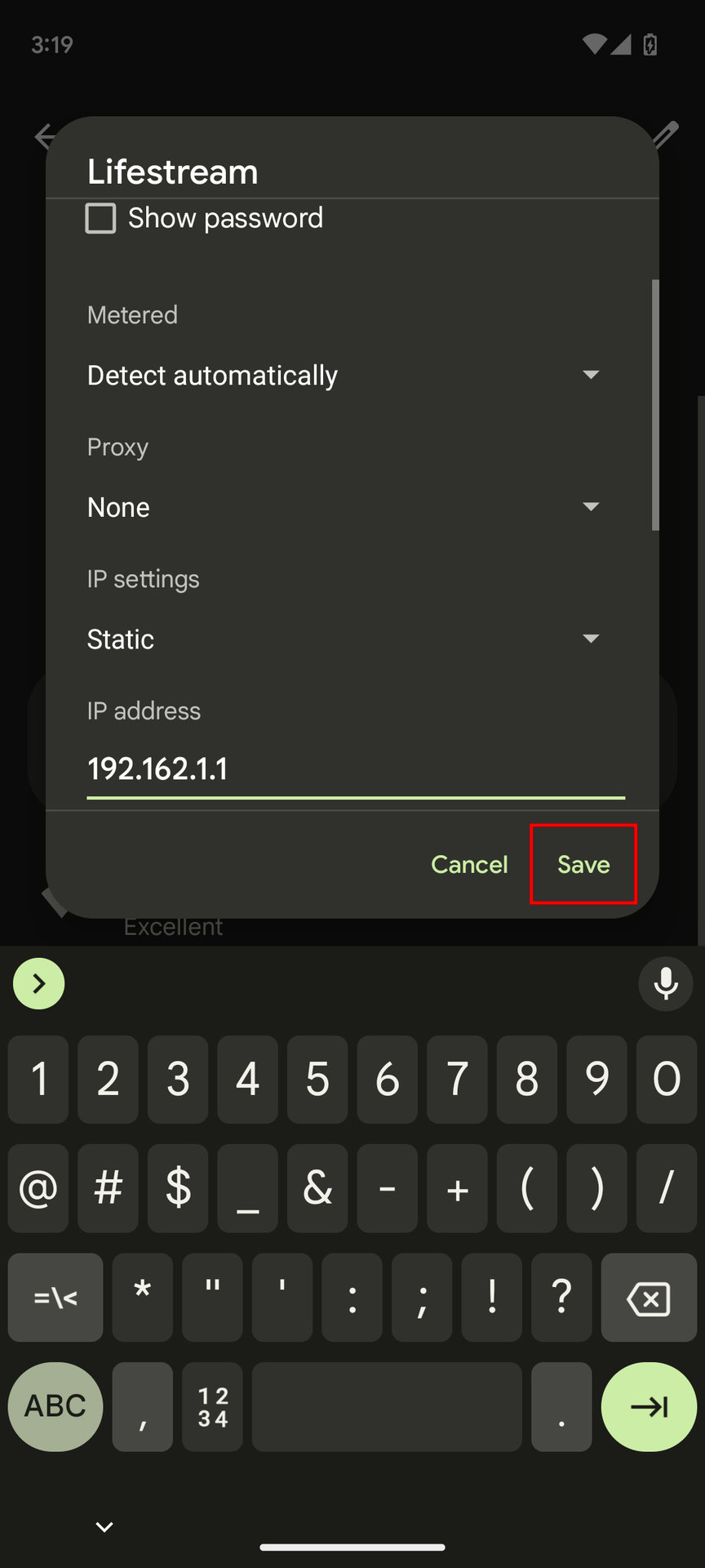 How to assign a static IP address to your Android phone 8