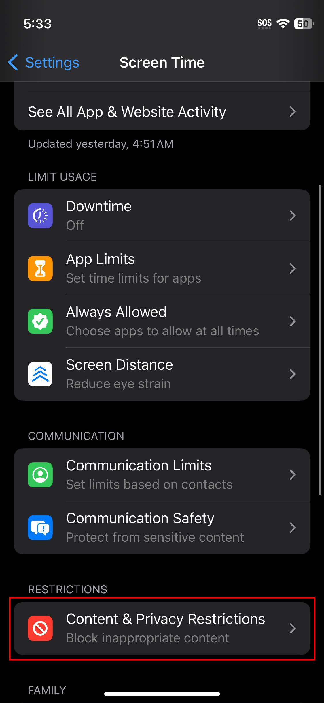How to block websites using Screen Time on iPhone (2)