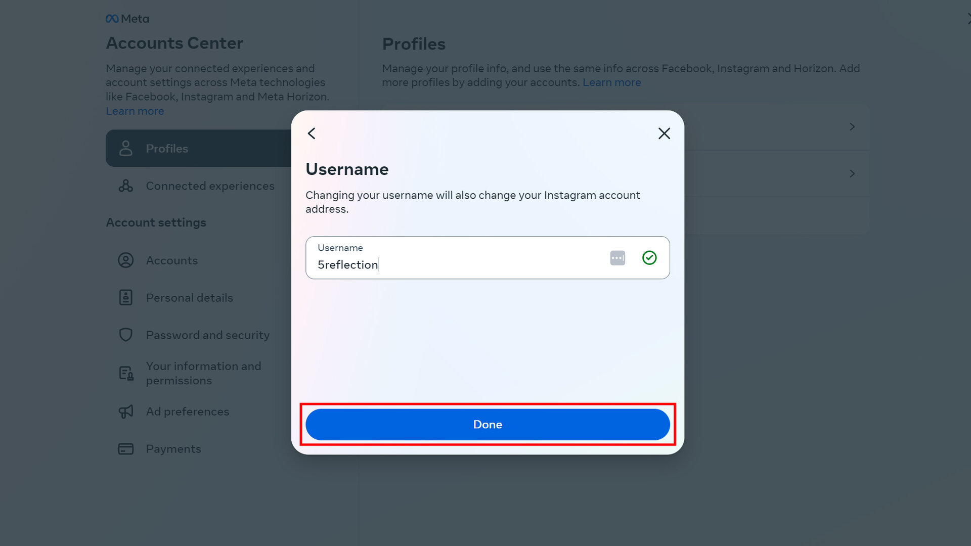 How to change your Instagram username using a computer browser 6