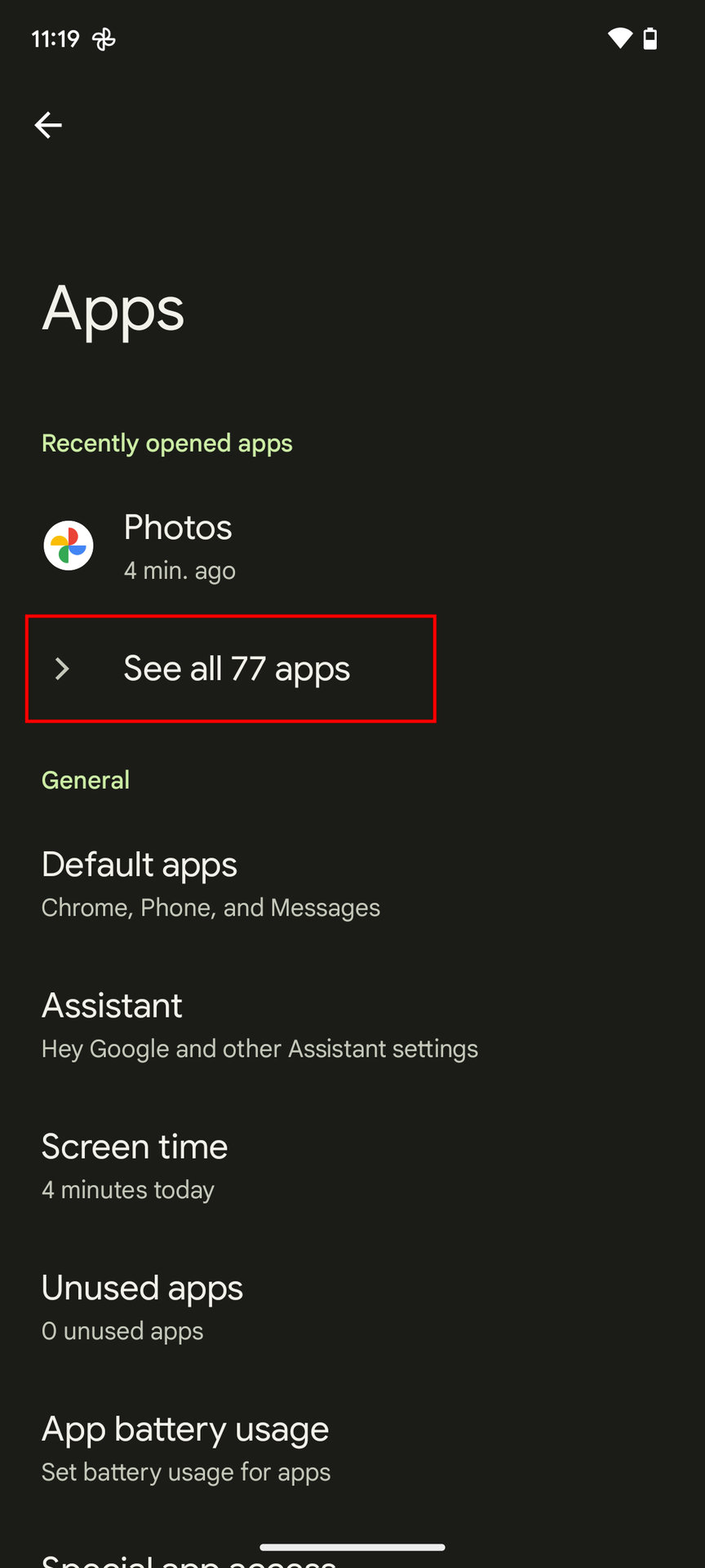 How to check disabled apps on Android 2