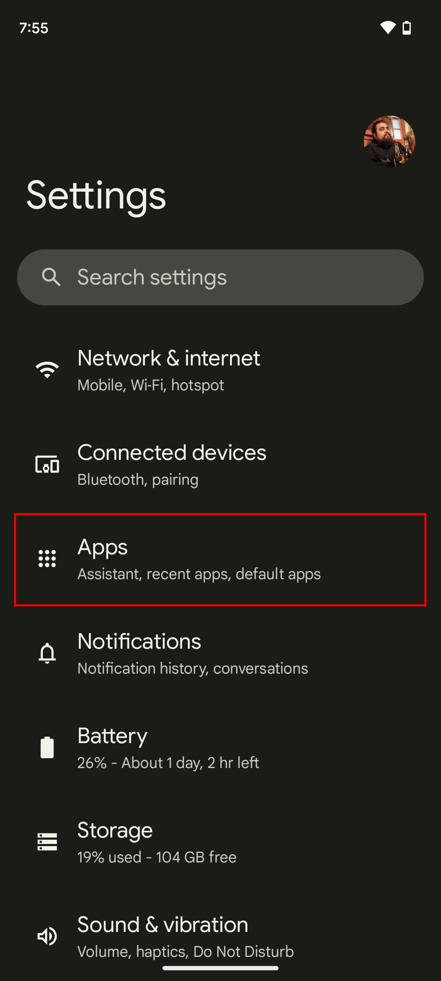 How to clear the cache on Android 1