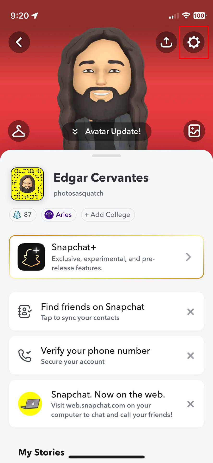 How to delete your Snapchat account in iOS app 2