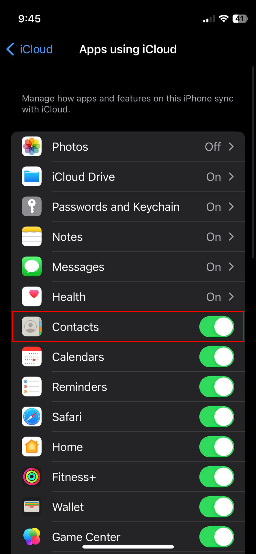 How to download VCF contact files from iCloud 4