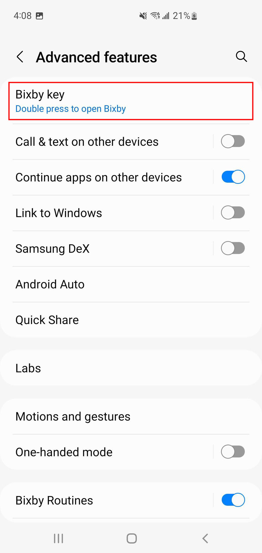 How to edit the side button on older Galaxy phones 2